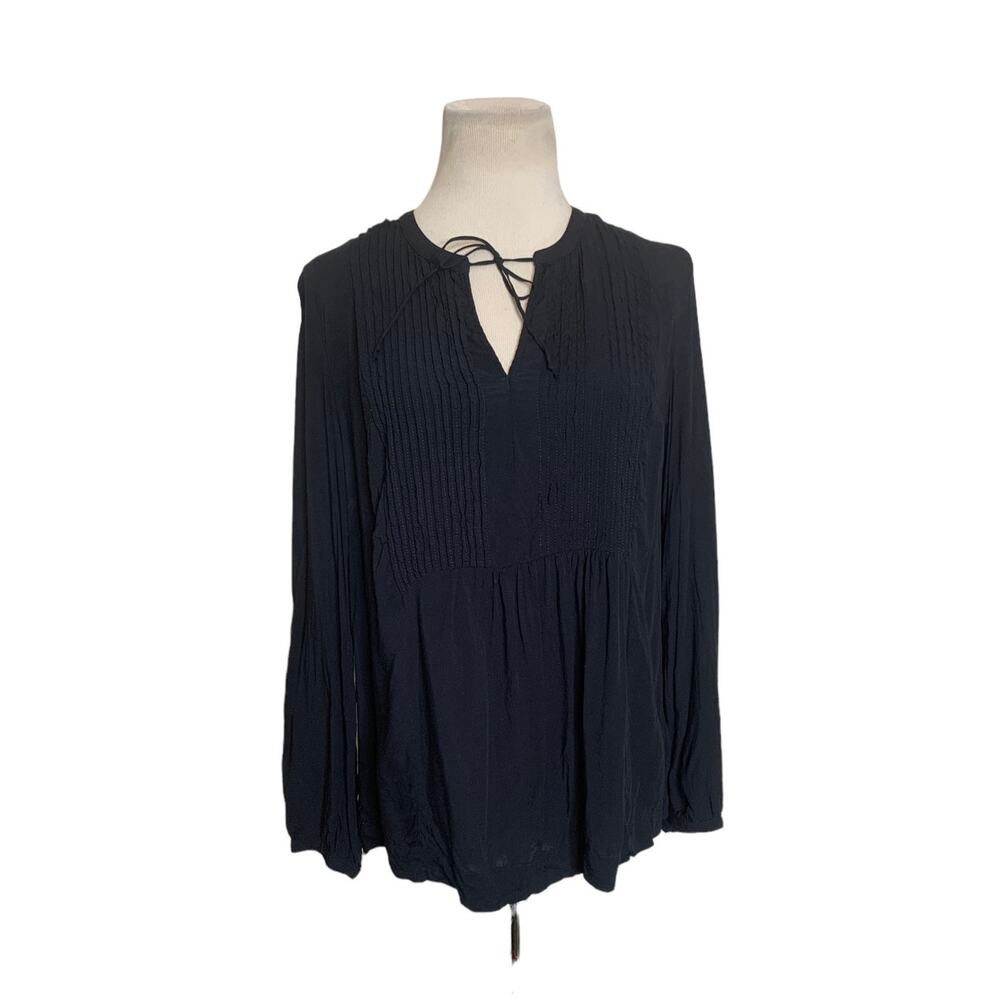 Old Navy black long sleeves tunic top size Small